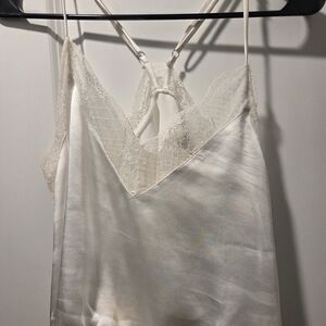 Lulu's Ivory Lace Detail Cami